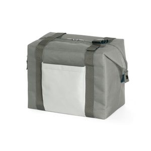 Strand/picknick isolatie koeltas grijs 15 liter inhoud en 38 x 33 x 18 cm   -