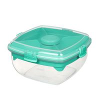 Sistema TO GO - Salad Max Lunchbox - 1.630 ml Minty Teal - thumbnail