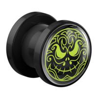 Tunnel met Magisch Doodshoofd Design Acryl Tunnels & Plugs - thumbnail