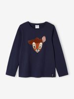 T-shirt met lange mouwen meisje Disney® Bambi marineblauw - thumbnail