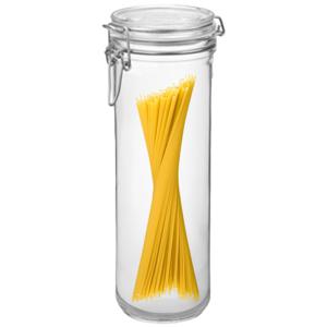 Bormioli Rocco Spaghetti voorraad/weck pot - glas - transparant - 26 x 9 cm - 1,5 L   -