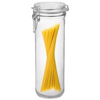 Bormioli Rocco Spaghetti voorraad/weck pot - glas - transparant - 26 x 9 cm - 1,5 L - thumbnail