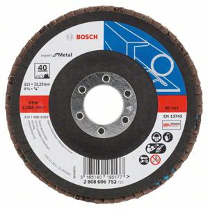 Bosch Accessories 2608606752 X551 Lamellenschijf Diameter 115 mm Boordiameter 22.33 mm Staal 1 stuk(s)