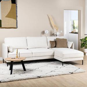 Haluta – Hoekbank Kevin – 255 x 157 x 85 cm – Naturel – Rechts