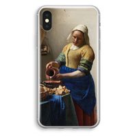 The Milkmaid: iPhone X Transparant Hoesje