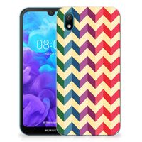 Huawei Y5 (2019) TPU bumper Zigzag Multi Color - thumbnail