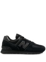 New Balance baskets lacées 574 à patch logo - Noir - thumbnail