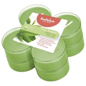 Bolsius maxilicht true scents green tea 8 stuks