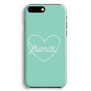 Friends heart pastel: iPhone 8 Plus Volledig Geprint Hoesje