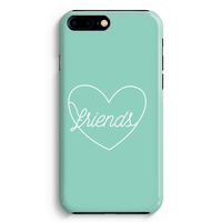 Friends heart pastel: iPhone 8 Plus Volledig Geprint Hoesje - thumbnail