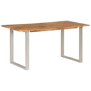 Eettafel 154x80x76 cm massief acaciahout SKU: V286477