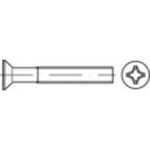 TOOLCRAFT TO-5431608 Verzonken schroeven M6 25 mm Kruiskop Phillips Staal Galvanisch verzinkt 500 stuk(s)