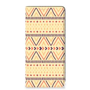 Samsung Galaxy A21s Hoesje met Magneet Aztec Yellow