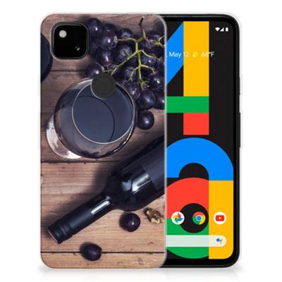 Google Pixel 4a Siliconen Case Wijn Google Pixel 4a Siliconen Case Wijn