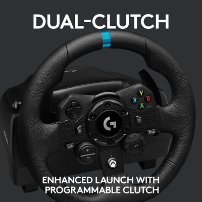 Logitech G G923 Zwart USB 2.0 Stuurwiel + pedalen Analoog/digitaal PC, PlayStation 4, PlayStation 5