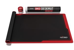 Nitro Concepts DM12 Gaming muismat Zwart, Rood