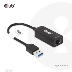 Club 3D USB-A 3.2 Gen1 > RJ-45 2.5Gbps adapter 0,16 meter