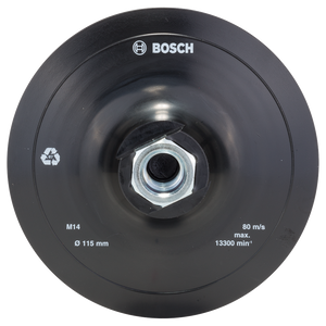 Bosch Accessoires Rubber schuurplateau voor haakse slijpmachines, klithechtsysteem | 115mm - 2609256271