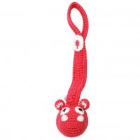 natureZOO fopspeenketting Mr. Hippo bamboestof 20 cm