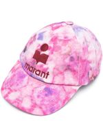 ISABEL MARANT casquette tie-dye à logo brodé - Rose