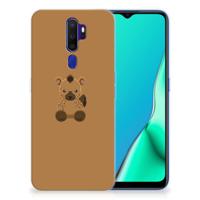 OPPO A9 2020 Telefoonhoesje met Naam Baby Hyena