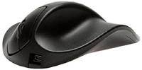 Bakker BNEP170RW Handschoenmuis, 3 toetsen/scrollwiel/draadloos/rechts, klein zwart