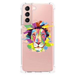 Samsung Galaxy S21 FE Stevig Bumper Hoesje Lion Color