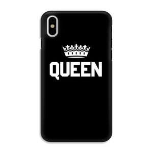 Queen zwart: iPhone X Tough Case