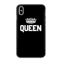 Queen zwart: iPhone X Tough Case