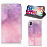 Bookcase Apple iPhone Xs Max Pink Purple Paint - thumbnail