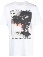 1017 ALYX 9SM t-shirt à imprimé graphique - Blanc