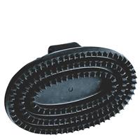 Kerbl Ovaal, rubberen stokgel, zwart