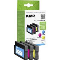 KMP Inktcartridge vervangt HP 951XL, CN046AE, CN047AE, CN048AE Compatibel Combipack Cyaan, Magenta, Geel H101V 1723,4050 - thumbnail