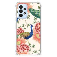 Case Anti-shock voor Samsung Galaxy A23 Pink Peacock