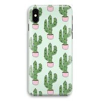 Cactus Lover: iPhone X Volledig Geprint Hoesje - thumbnail