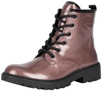 Geox Meisje J Casey Girl enkellaars, Rose Smoke Black, 34 EU
