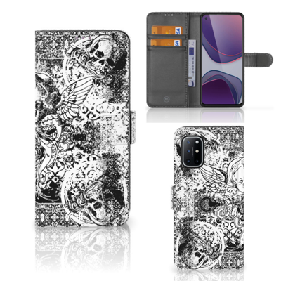 Telefoonhoesje met Naam OnePlus 8T Skulls Angel Telefoonhoesje met Naam OnePlus 8T Skulls Angel