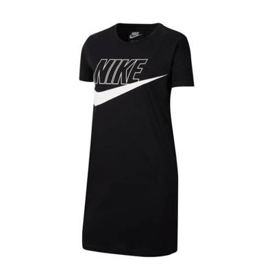 Nike T-shirt jurk zwart/wit
