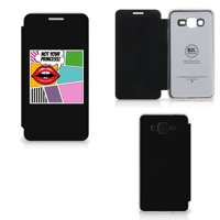 Samsung Galaxy Grand Prime Wallet Case met Pasjes Popart Princess