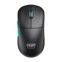 CHERRY XTRFY M68 Wireless, Ultralichte Draadloze Gamingmuis, 2,4 GHz, Geoptimaliseerd voor E-Sports, Symmetrische Vorm met extra lage Voorkant, Zwart