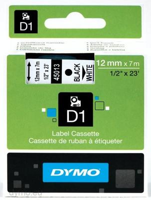 DYMO 45013 Labeltape Kringloop kunststof Tapekleur: Wit Tekstkleur: Zwart 12 mm 7 m DYMO 45013 Labeltape Kringloop kunststof Tapekleur: Wit Tekstkleur: Zwart 12 mm 7 m