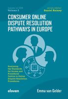 Consumer Online Dispute Resolution Pathways in Europe - E.M. van Gelder - ebook - thumbnail