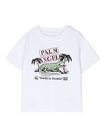 Palm Angels Kids t-shirt Croco Trouble - Blanc