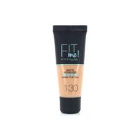 Maybelline Fit Me Matte + Poreless Foundation - 130 Buff Beige - Medium Dekkende Foundation met Matte Finish voor de Normale tot Vette Huid - 30 ml