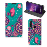 Motorola One Macro Bookcase Cirkels en Vlinders