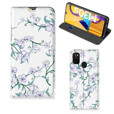 Samsung Galaxy M30s | M21 Uniek Smart Cover Blossom White Samsung Galaxy M30s | M21 Uniek Smart Cover Blossom White