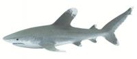 Safari zeedieren Oceanische Witpunthaai junior 5 cm grijs
