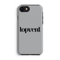 Topvent Grijs Zwart: iPhone 8 Tough Case - thumbnail