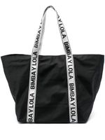 Bimba y Lola grand sac cabas Shopper - Noir - thumbnail