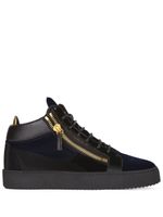 Giuseppe Zanotti baskets montantes Kriss - Bleu